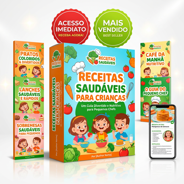 Guia Meu Lanchinho Feliz - Mockup do produto